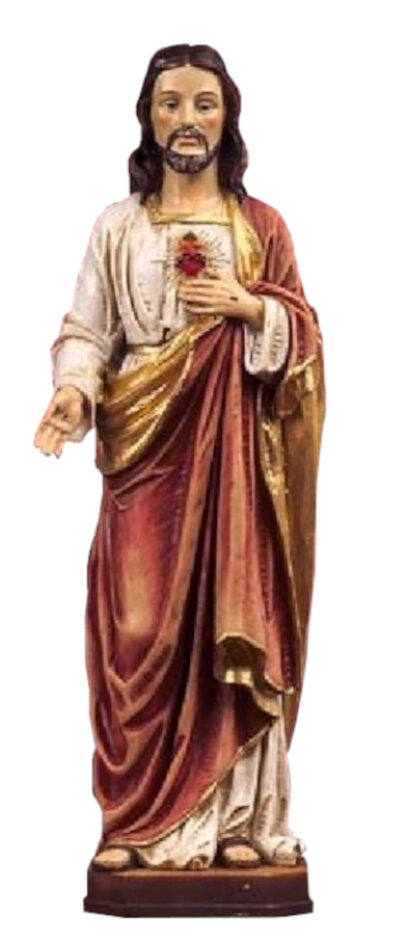 8" SACRED HEART JESUS STATUE