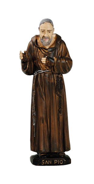 ST PIO CM 12 PVC STATUE (approx. 4.72 in)
