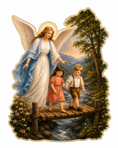Guardian Angel Bridge Magnet
