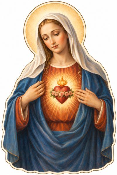 Sacred Heart of Mary Magnet